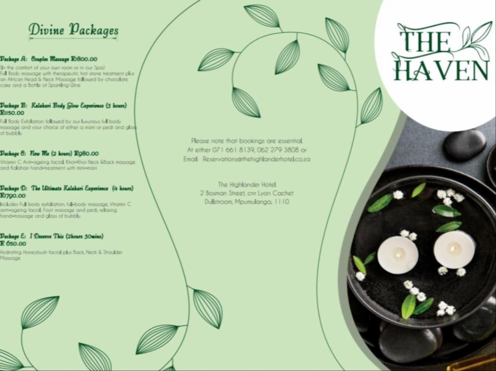 Spa and wellness facilities