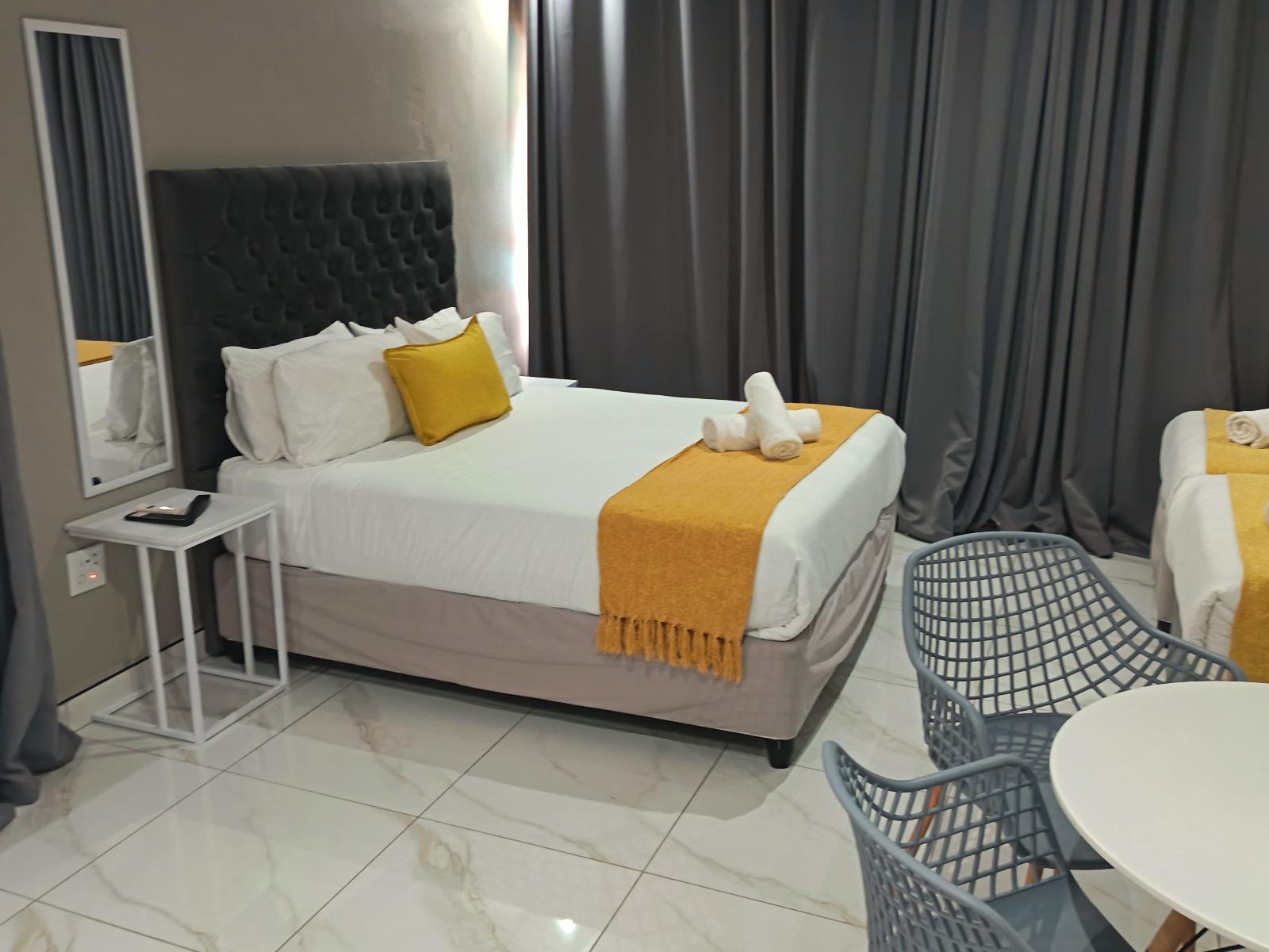 Room 1 — Bed